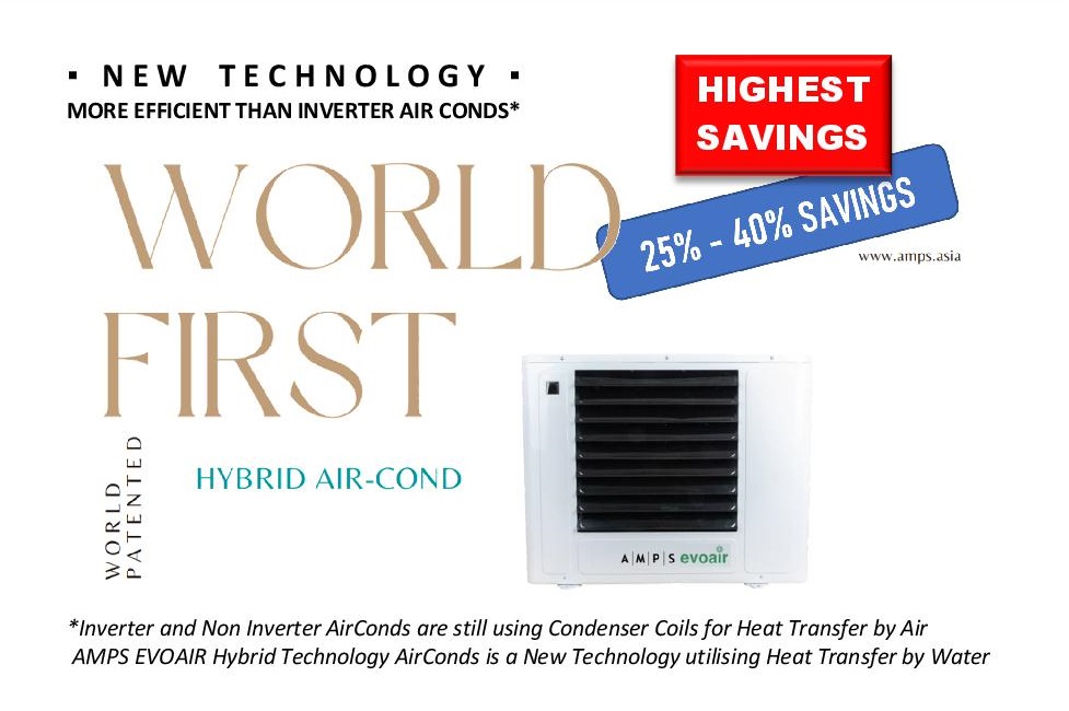 Latest New Technology World First World Patented Hybrid Air Cond