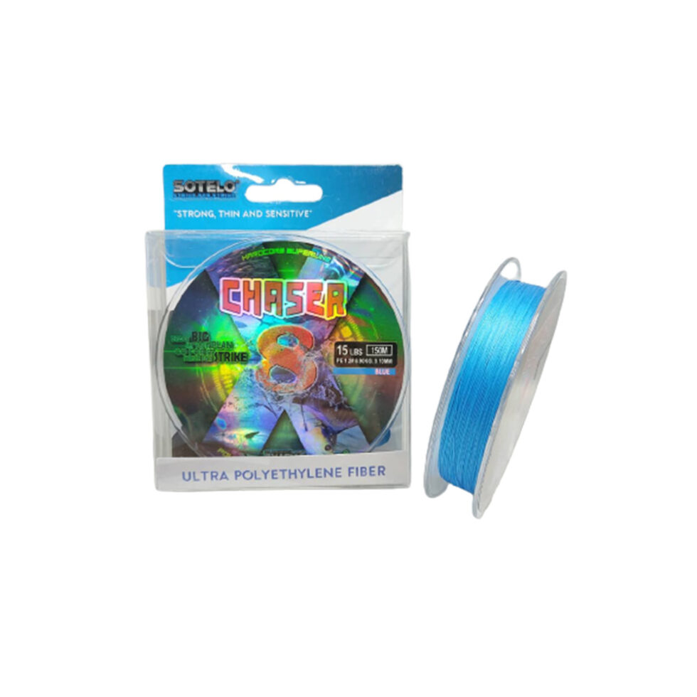 BRAIDED LINE, SOTELO CHASER X8 (150M) BLUE