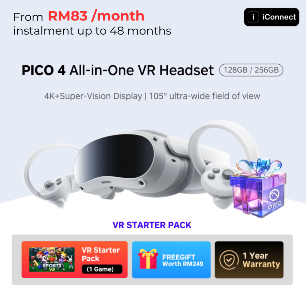 PICO 4 VR Headset (Gaming Console)