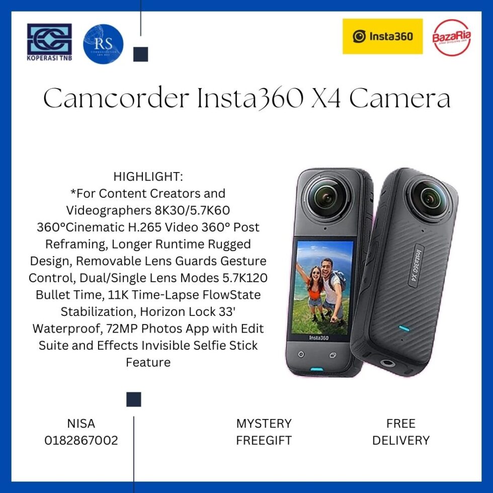 [RS] Camcorder Insta360 X4 Camera