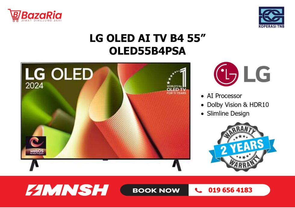 [MNSH] LG OLED AI TV B4 55" OLED55B4PSA