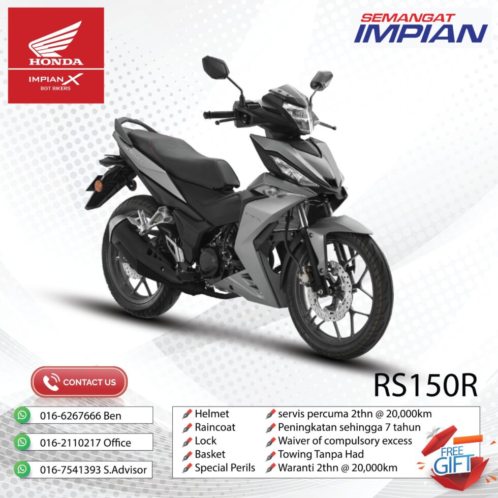 HONDA RS150R - COLOUR WHITE / BLUE / GREY - Image 11