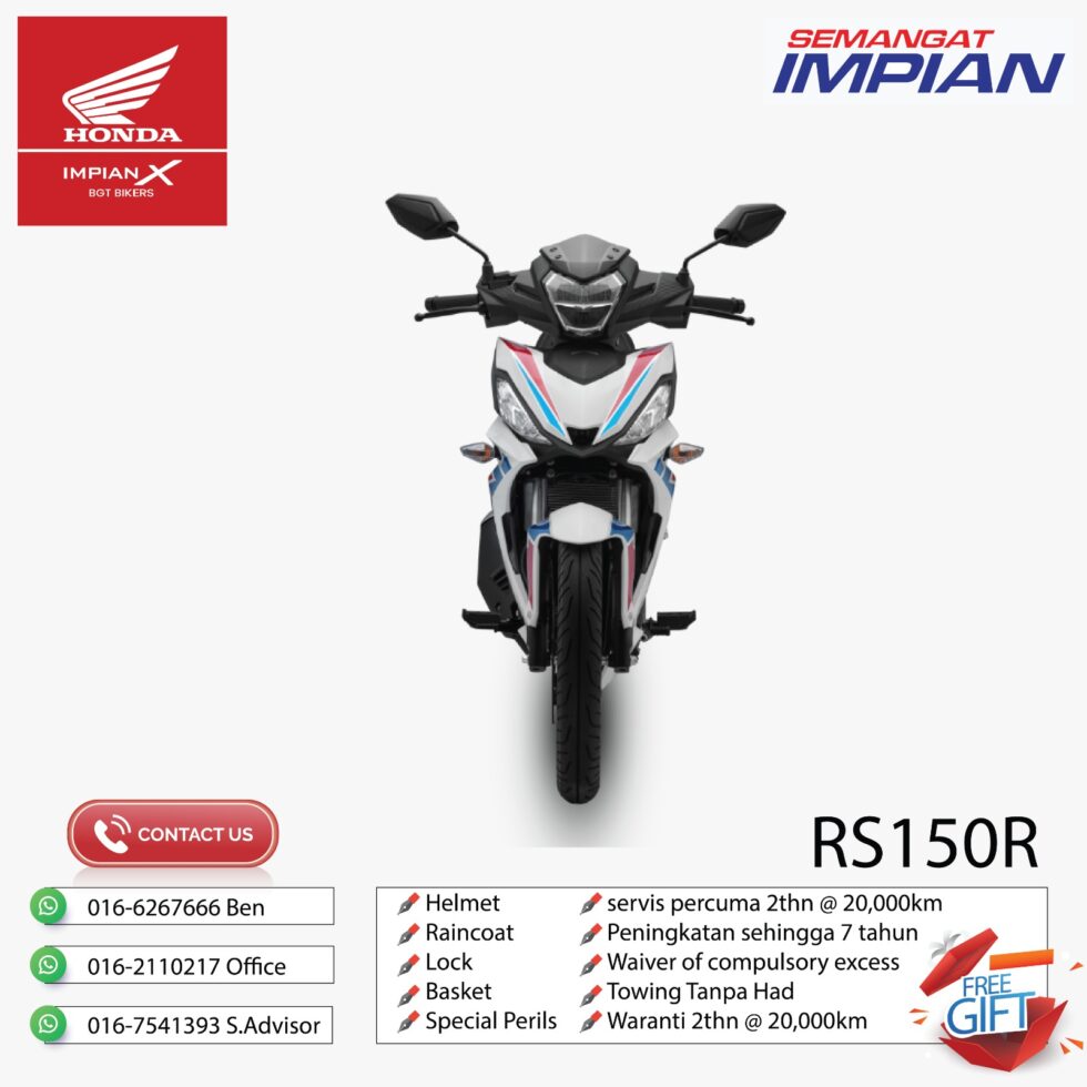 HONDA RS150R - COLOUR WHITE / BLUE / GREY - Image 6