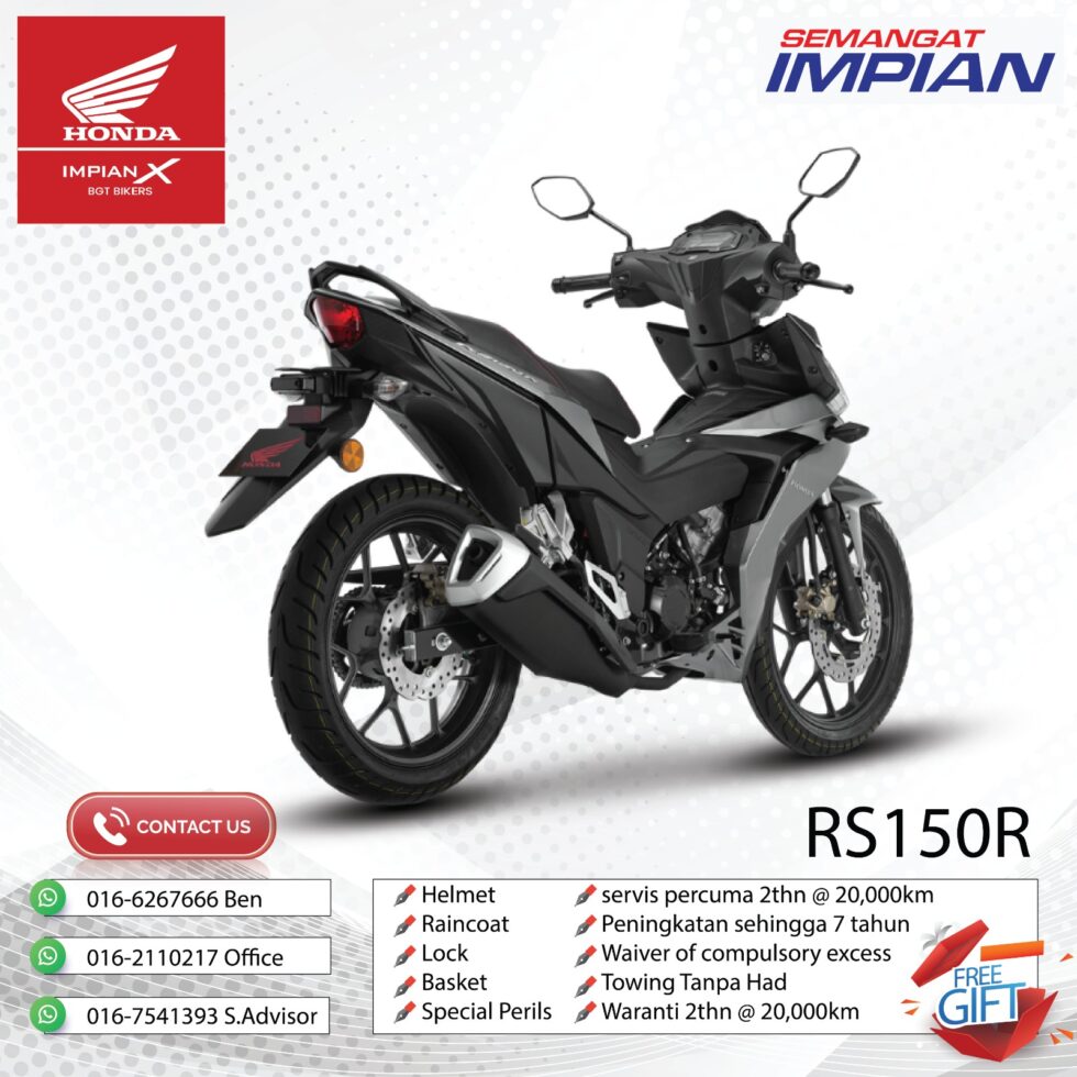 HONDA RS150R - COLOUR WHITE / BLUE / GREY - Image 12