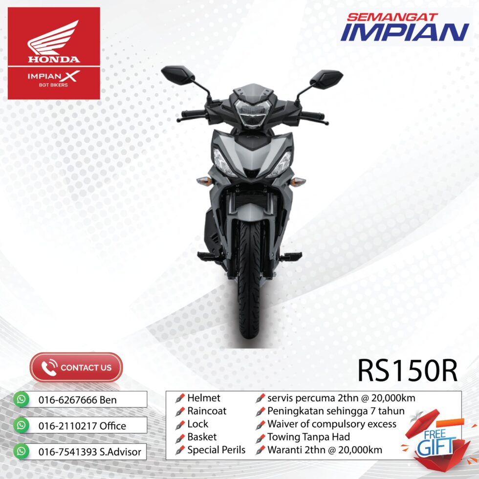 HONDA RS150R - COLOUR WHITE / BLUE / GREY - Image 10