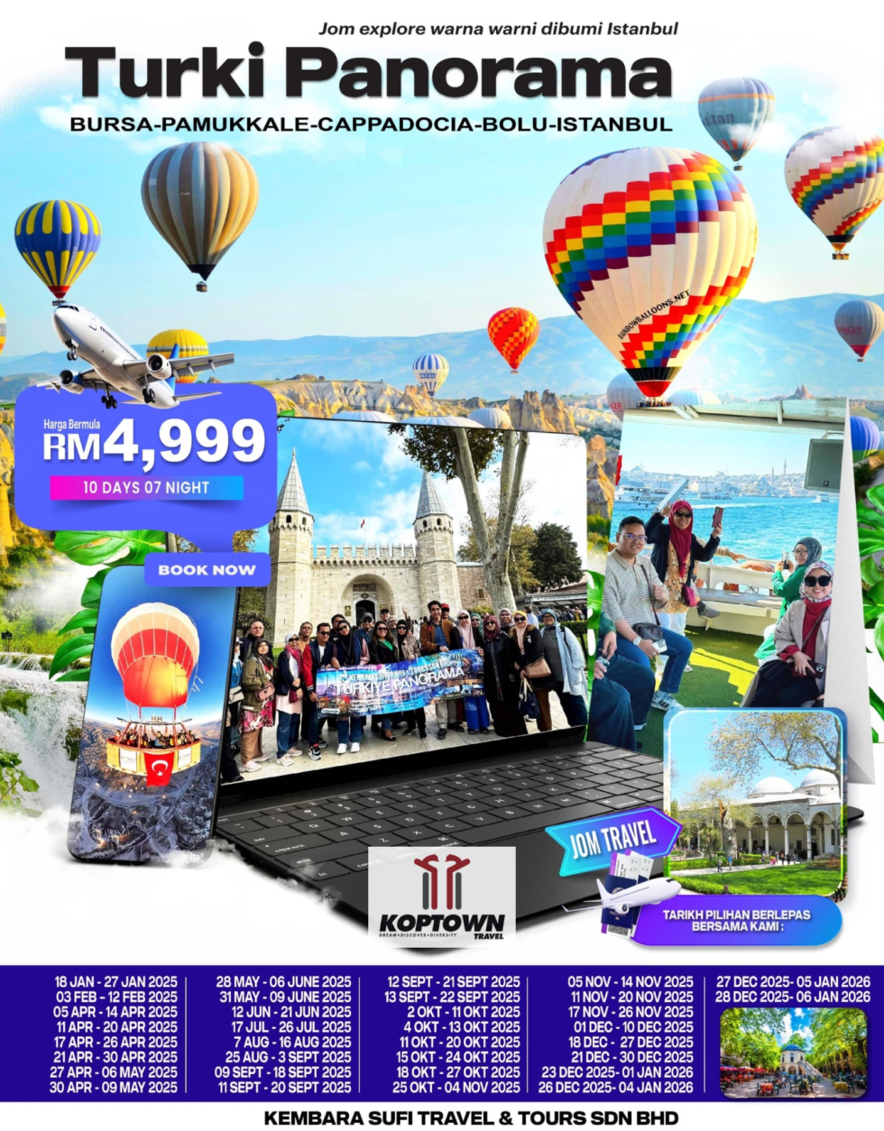 PAKEJ PELANCONGAN TURKI PANORAMA