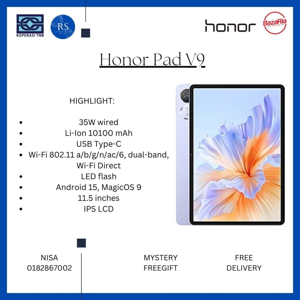[RS] Honor Pad V9 WiFi (12+256gb)