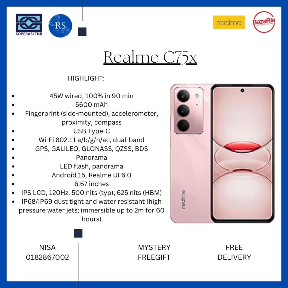 [RS] Realme C75x (8+128gb)