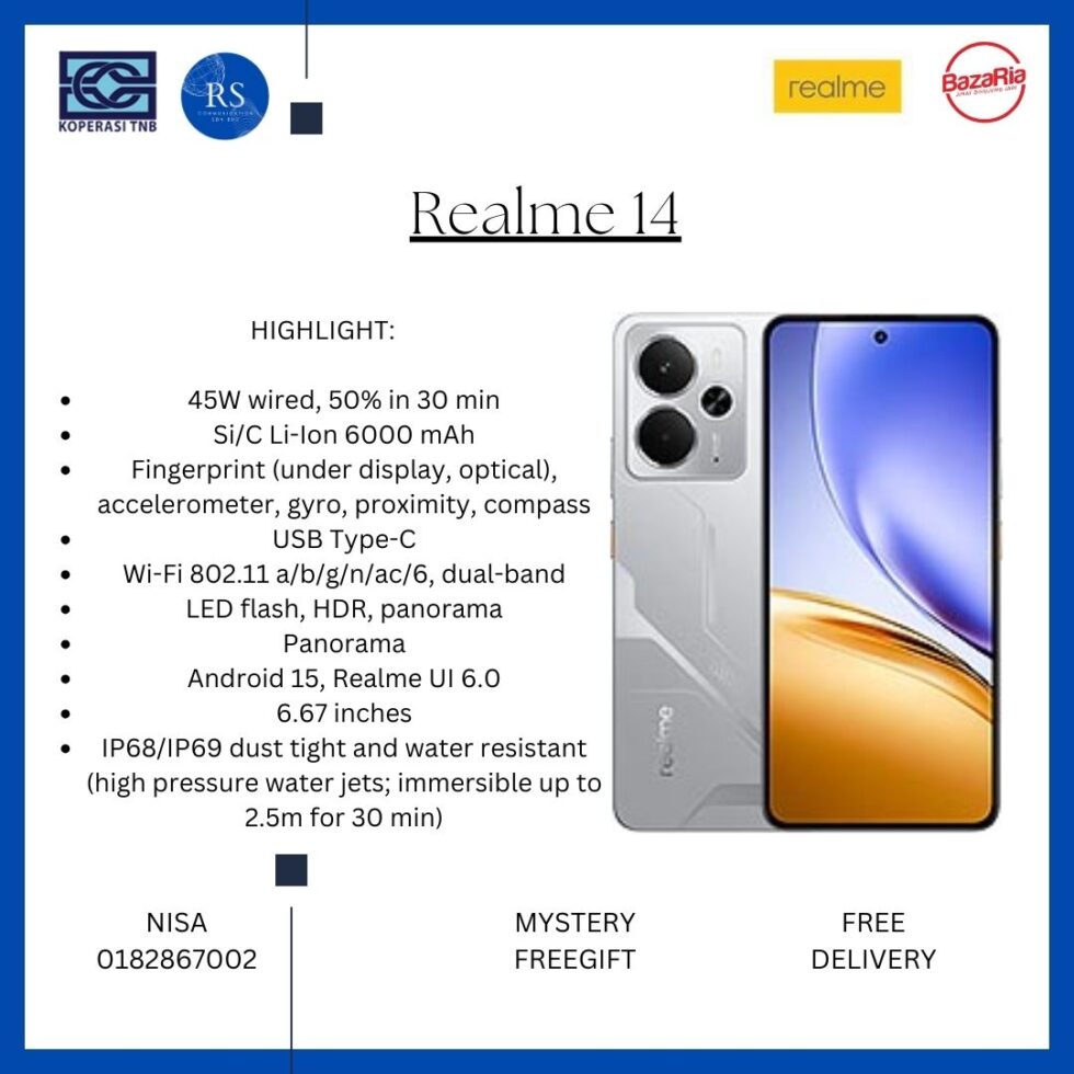 [RS] Realme 14 5G (12+256gb)