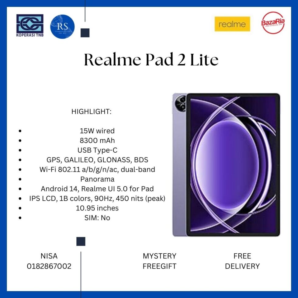 [RS] Realme Pad 2 Lite (4+128gb)