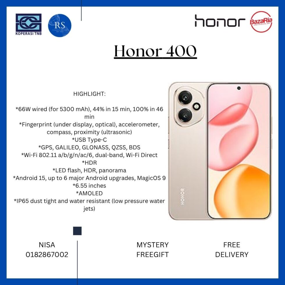 [RS] Honor 400 5G (12+512gb)