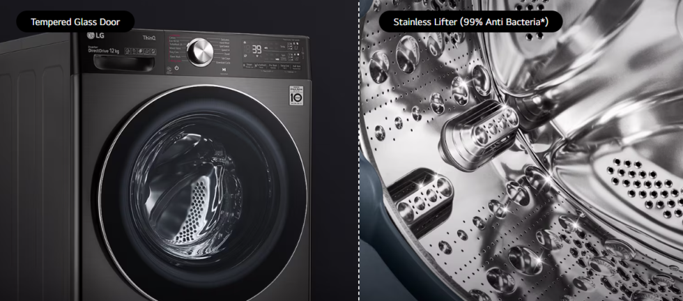[MNSH] LG 11/7KG WASHER DRYER #FV1411H3BA - Image 12