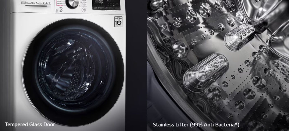 [MNSH] LG 10/6KG WASHER DRYER #FV1410H3P - Image 12