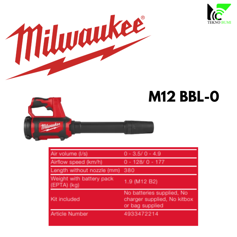 Milwaukee M12™ Brushed 175CFM Blower (Bare)