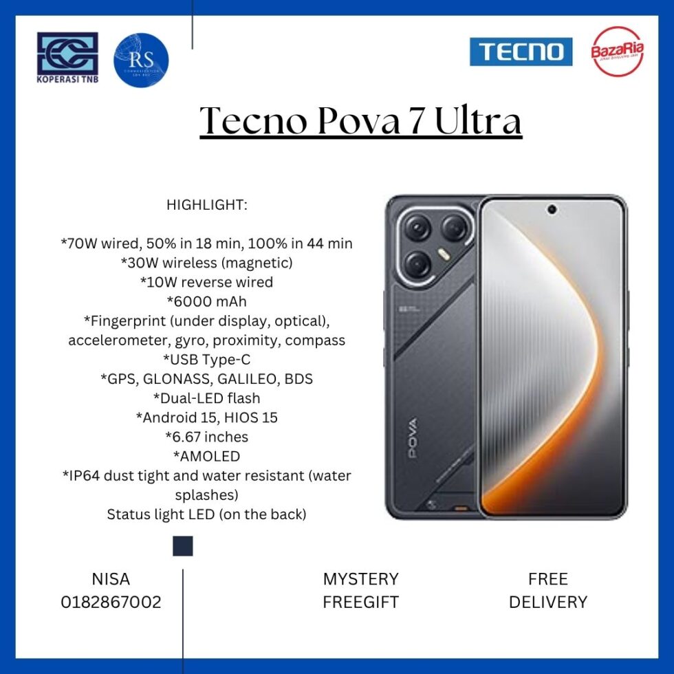 [RS] Tecno Pova 7 Ultra 5G (12+256gb)
