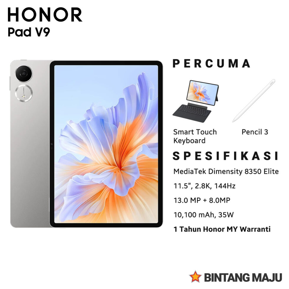 HONOR Pad V9 11.5 Inch Wi-Fi 12GB+12GB/256GB - Image 2