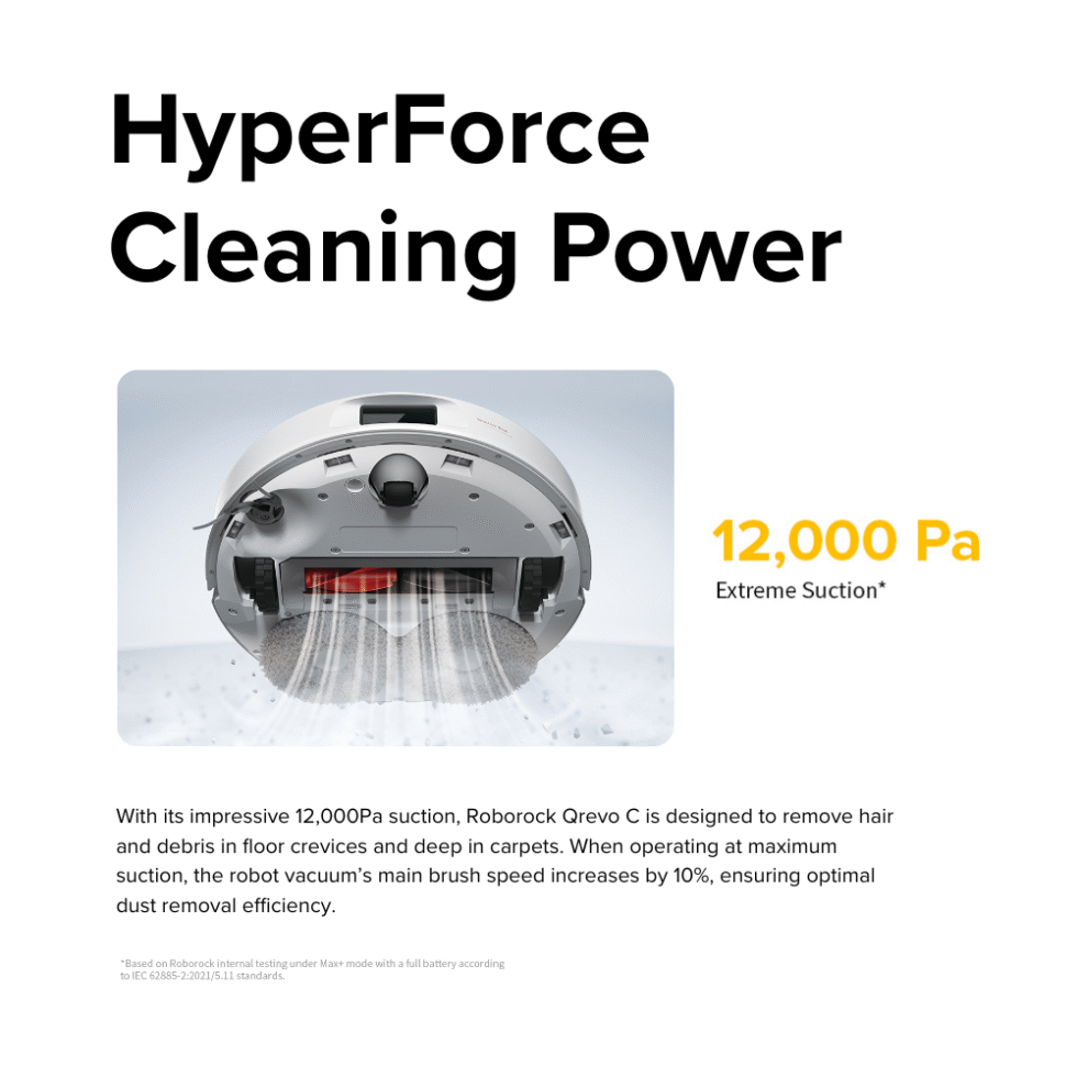 Roborock Smart Robot Vacuum Cleaner Qrevo 5AE - Image 4