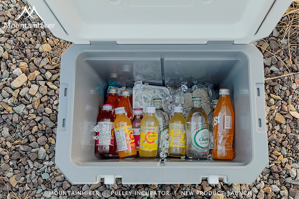 MOUNTAINHIKER 38L /43LOutdoor Camping Portable Cooler Ice Box Camping Outdoor Picnic Insulated Food Trolley Storage Box Freezer - Image 2