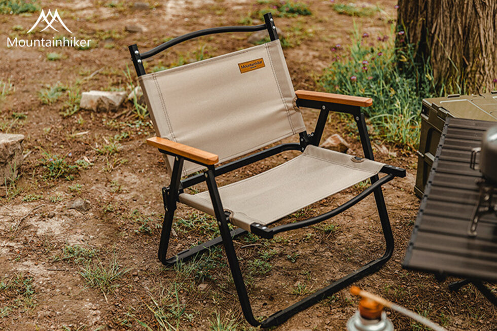 MOUNTAINHIKER Kermit lightweight iron tube folding chair folding camping chair outdoor fishing folding chair Kermit chair