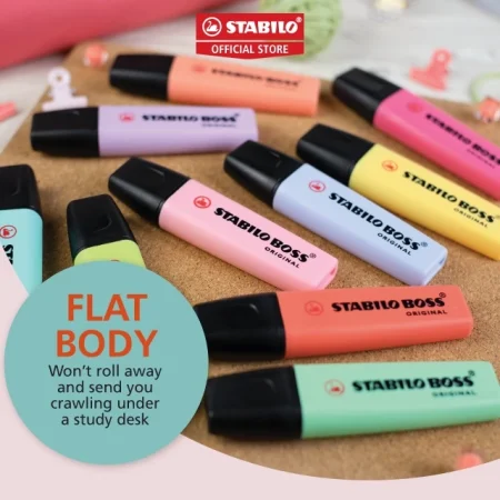 STABILO BOSS Highlighter Wallet 6 Pastel Cute Mildliner Pen Set Writing Stationery Home Supplies - Novelty