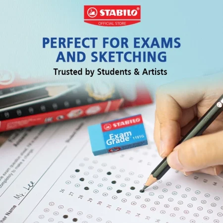 STABILO Exam Grade Colorful Eraser (Set of 3 Pcs)