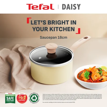 Tefal Cookware Daisy Saucepan 18cm