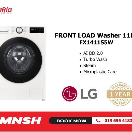 [MNSH] LG 11KG FRONT LOAD WASHER #FX1411S5W