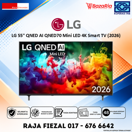 [RO] LG 55" QNED AI QNED70 Mini LED 4K Smart TV (2026)